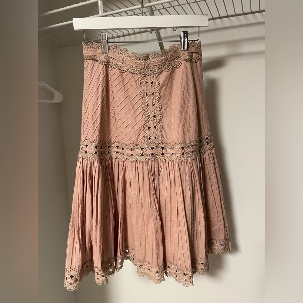 Ellie Makir lace detail skirt